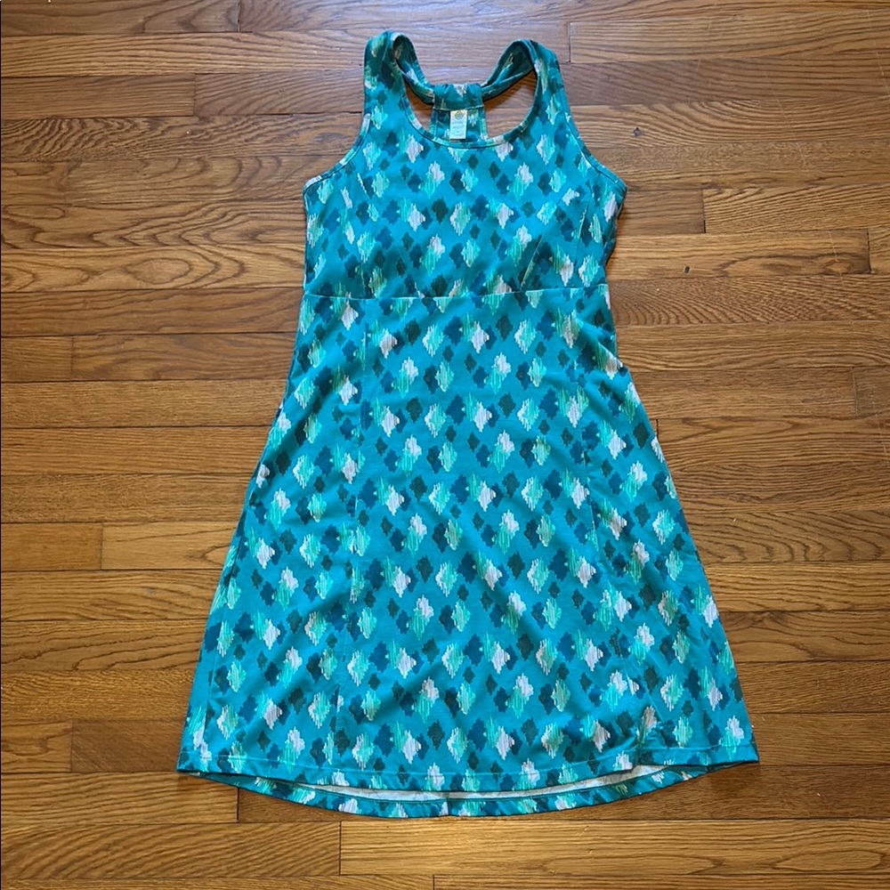 Aventura Teal Patterned Dress